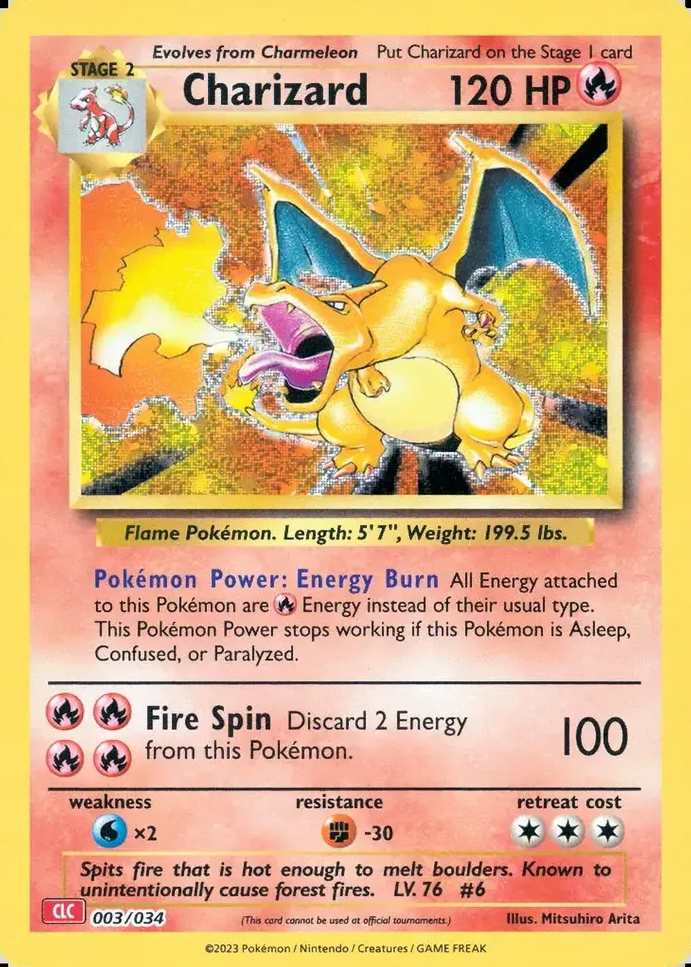 Charizard — Pokémon TCG Classic - Charizard #3 Pokémon card