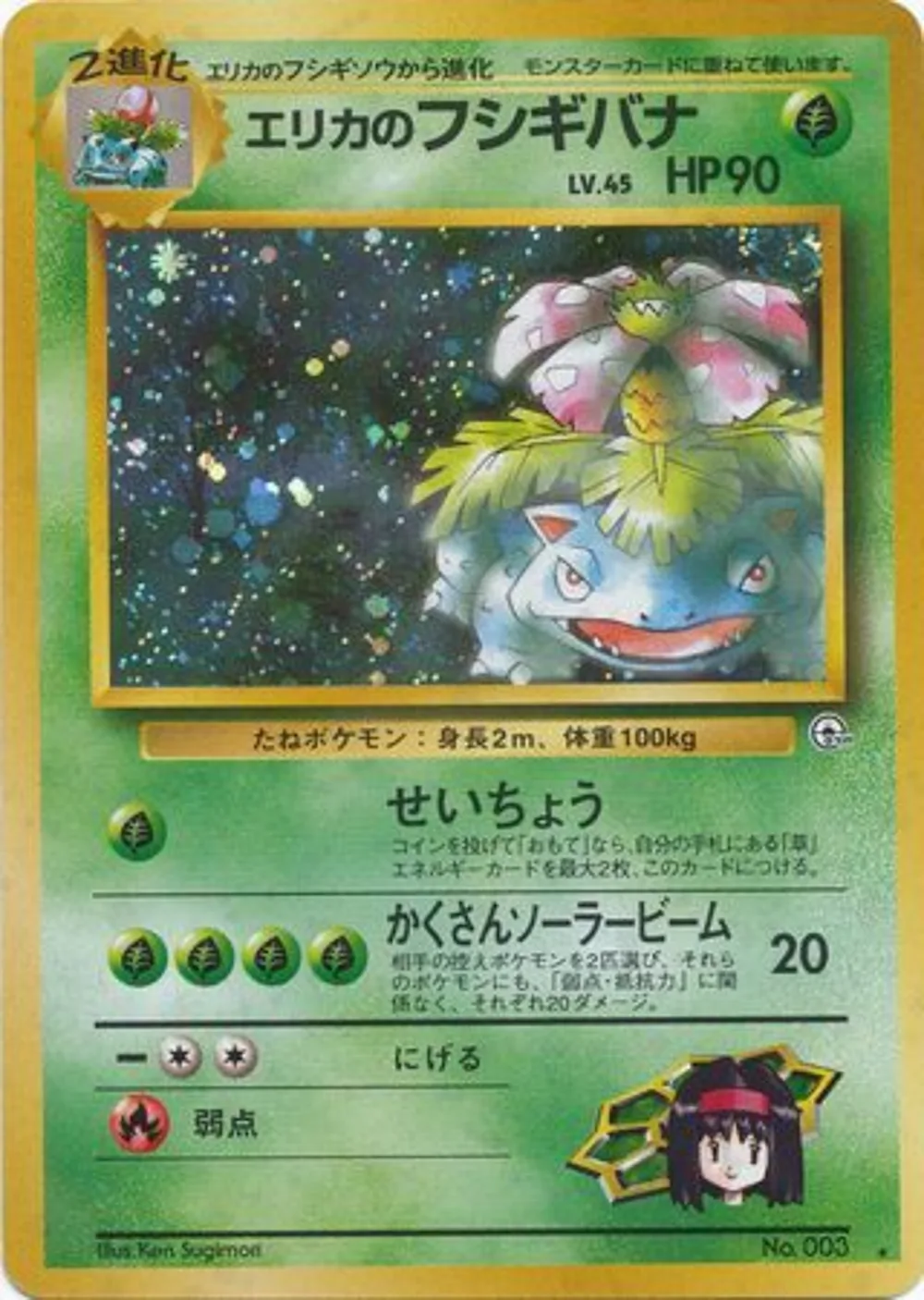 Erika's Venusaur — Challenge from the Darkness (JP) #3