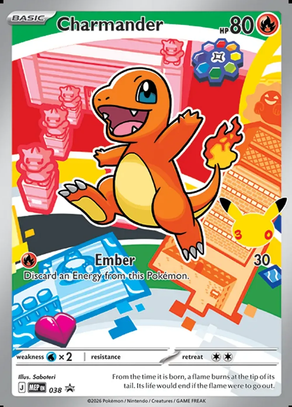Charmander — Mega Evolution Black Star Promos #38