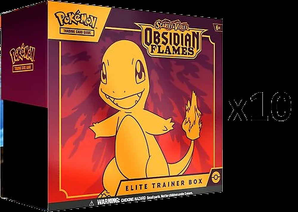 Obsidian Flames Elite Trainer Box Case — Obsidian Flames #—