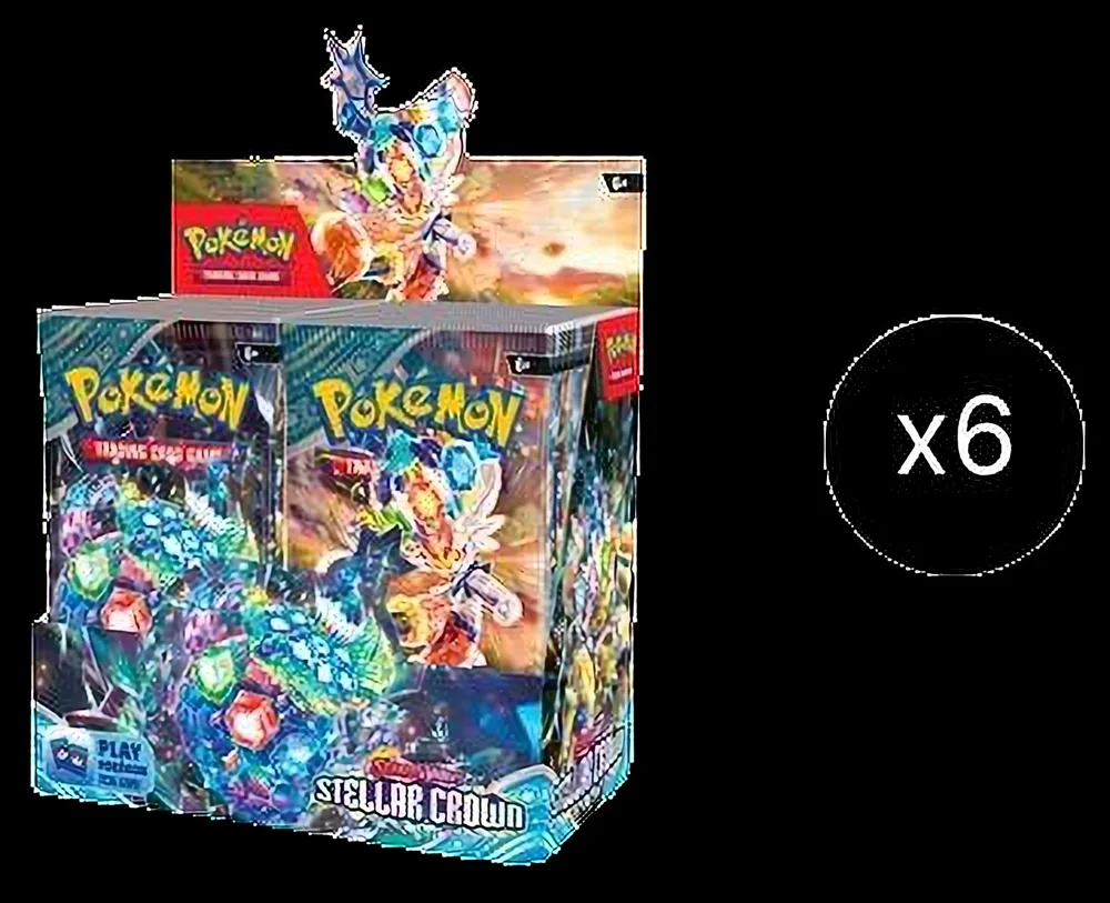 Stellar Crown Booster Box Case — Stellar Crown #— Pokémon card