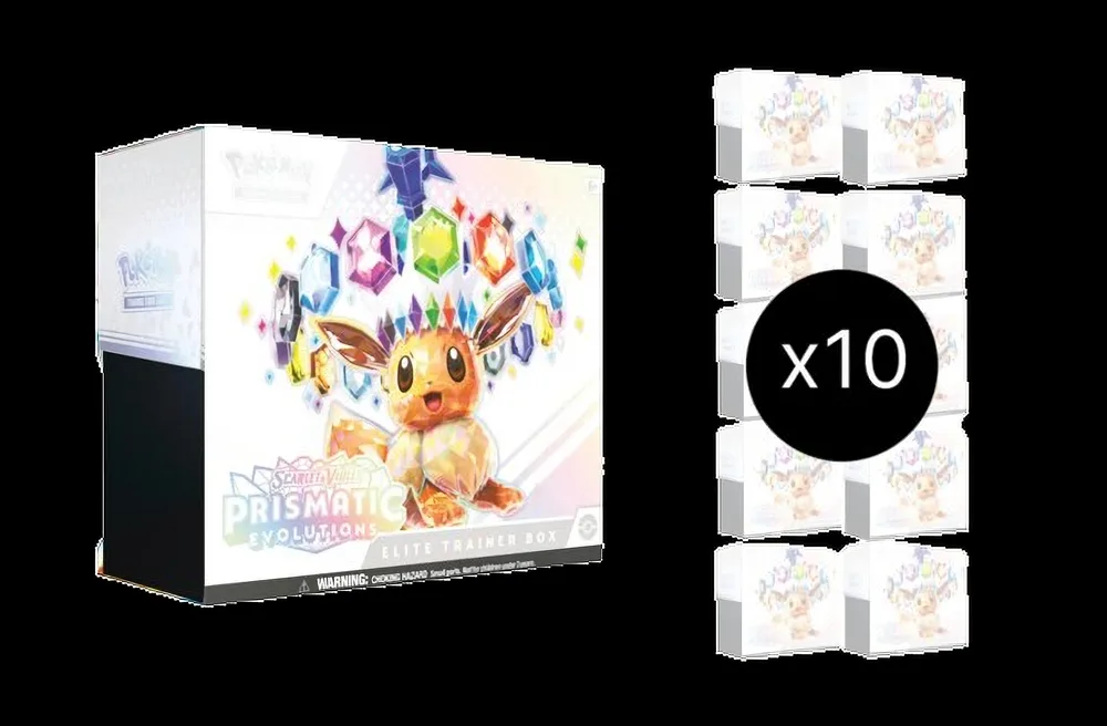 Prismatic Evolutions Elite Trainer Box Case — Prismatic Evolutions #—