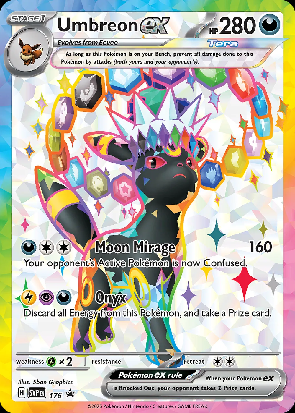 Umbreon ex — Scarlet & Violet Black Star Promos #176