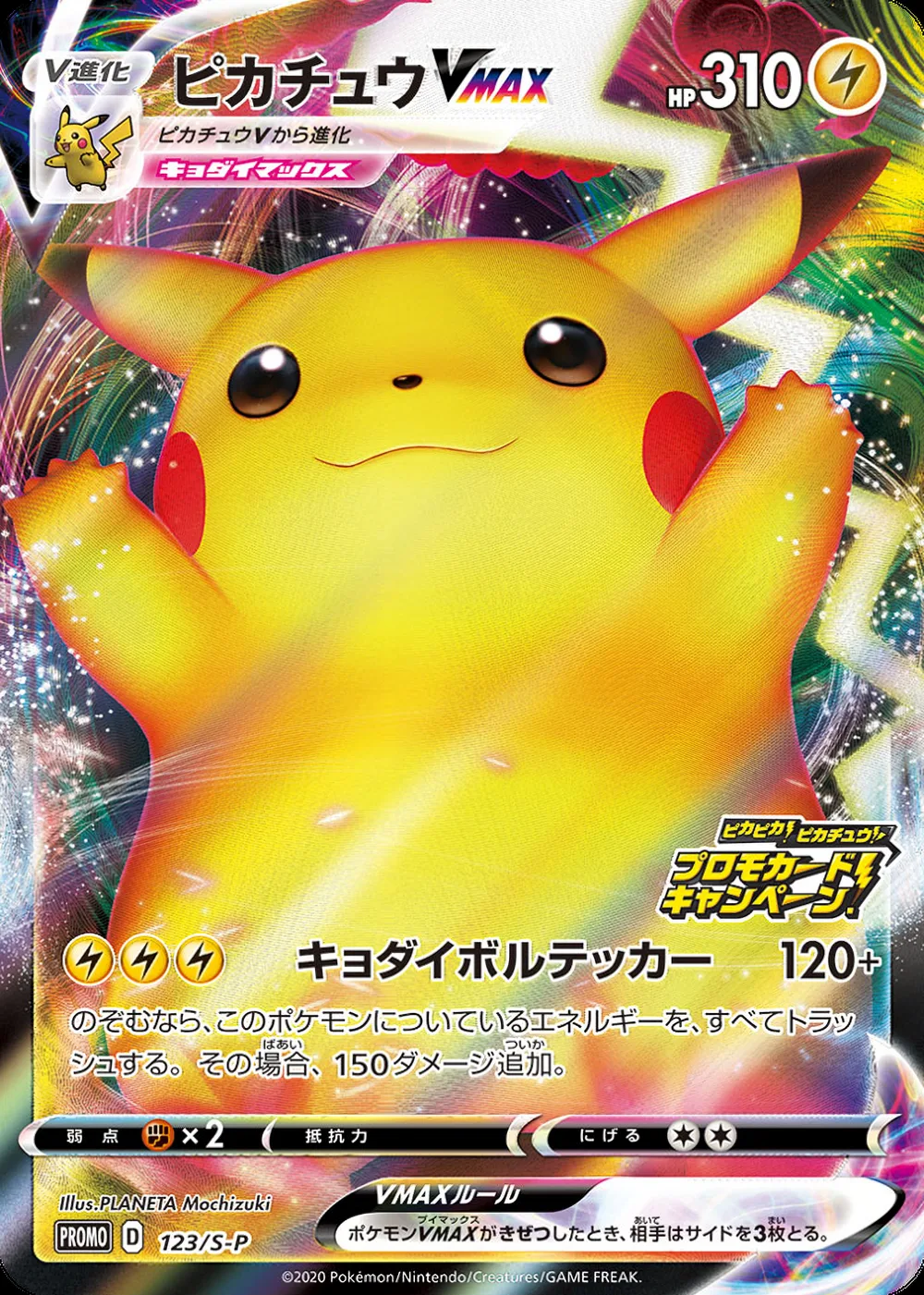 Pikachu VMAX — Sword & Shield Promos (JP) #123